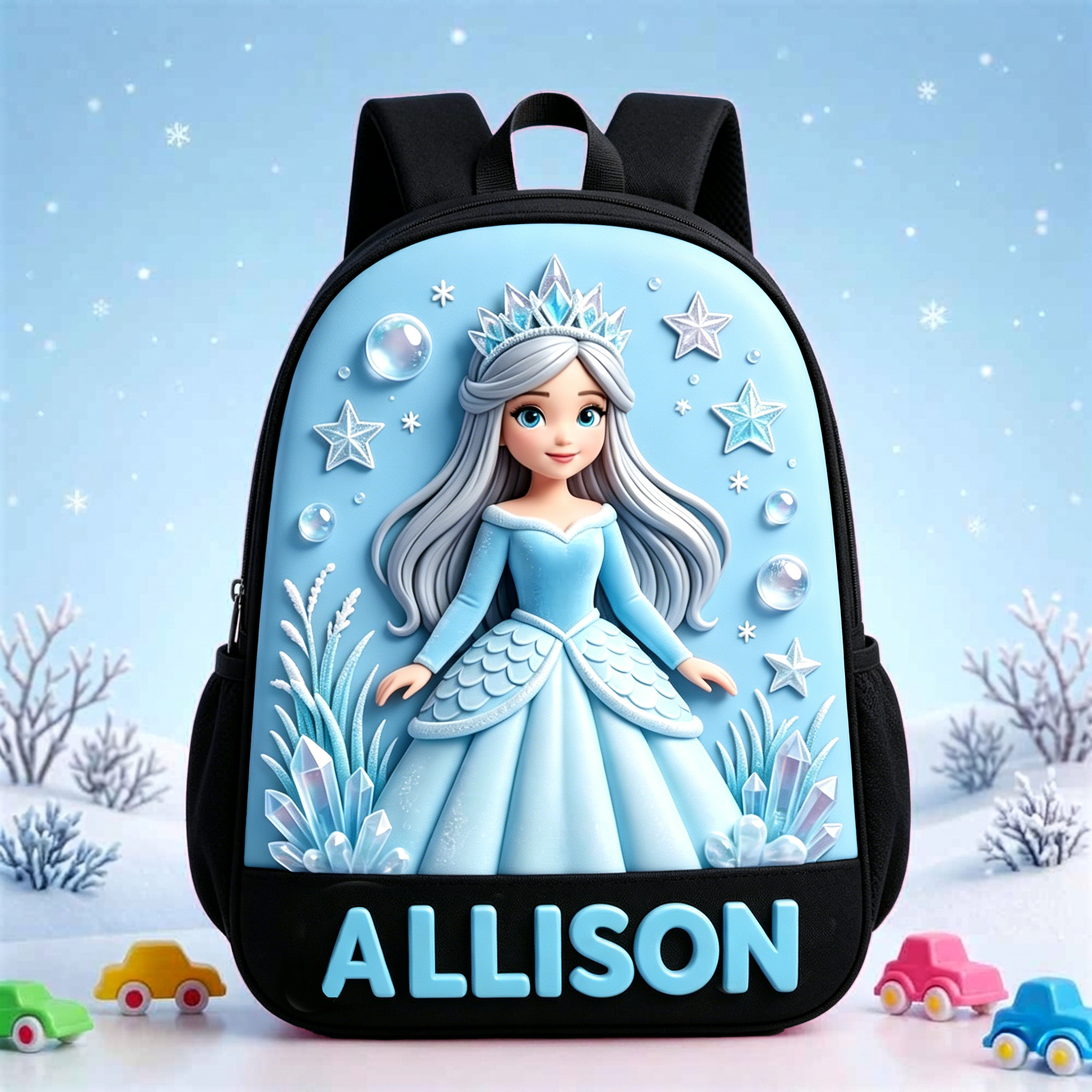 Personalized Princess Glitter Backpack Set | CWPack368