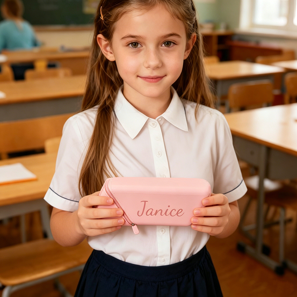 Personalized Kids Soft Silicone Stationery Case | CWPack373