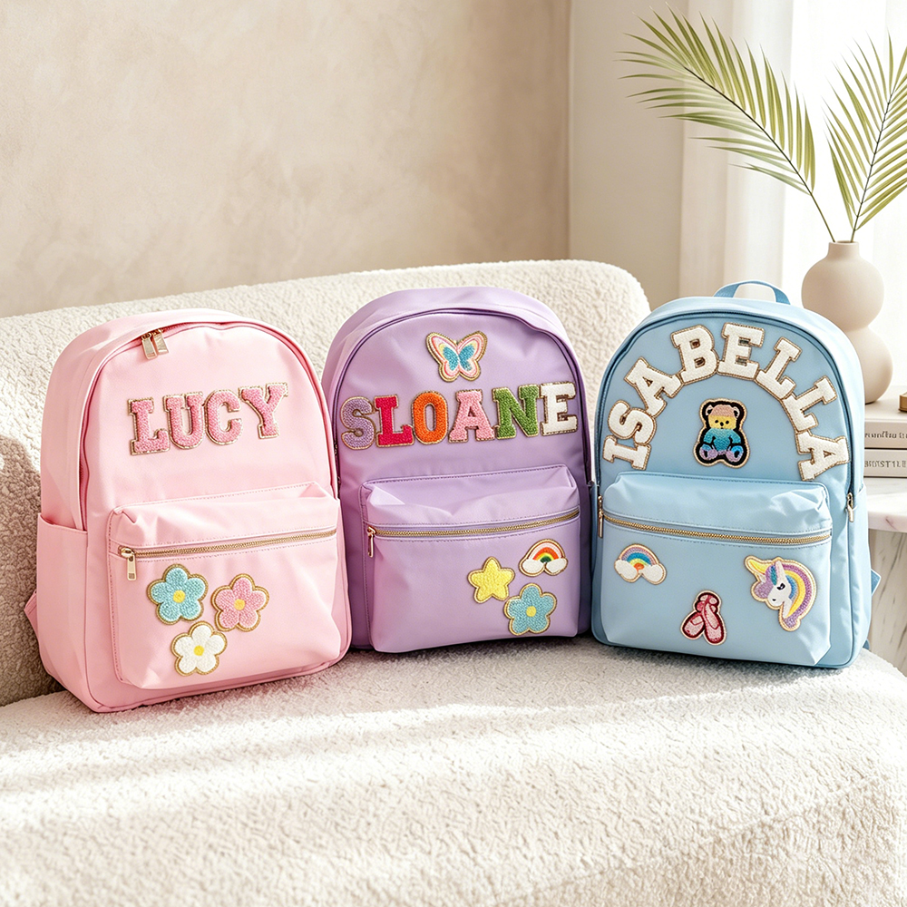 Personalized Hand Patch Kids Lovely Backpack｜CWPack0902