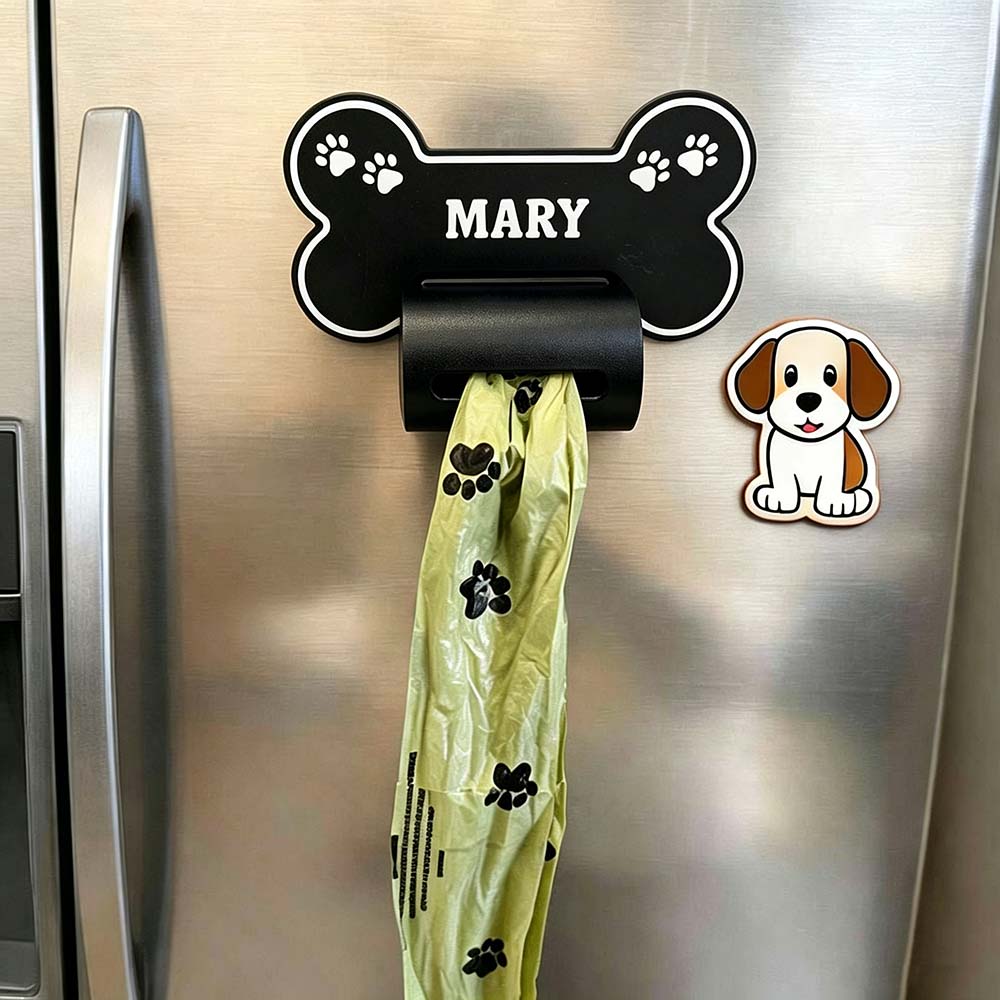 Personalized 3D Printed Outdoor Dog Poop Bag Dispenser | BKPet540