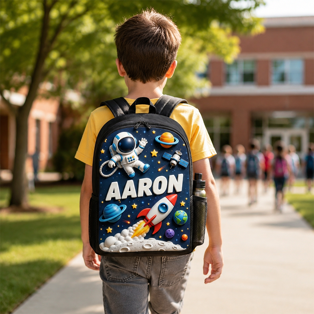 Personalized Kid Space Astronaut Backpack Set | CWPack382