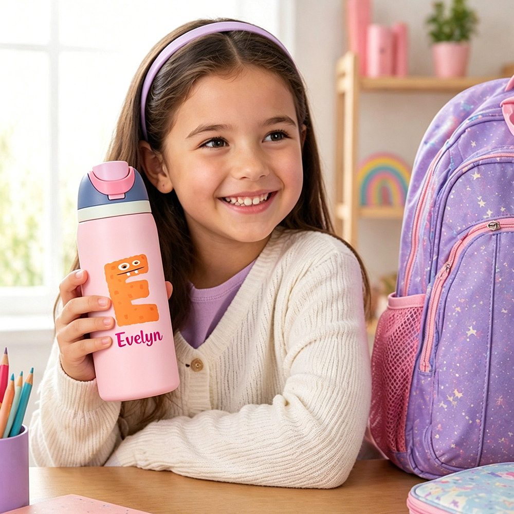 Personalized BPA Free 24oz/32oz Kids Water Bottle | YouBottle100
