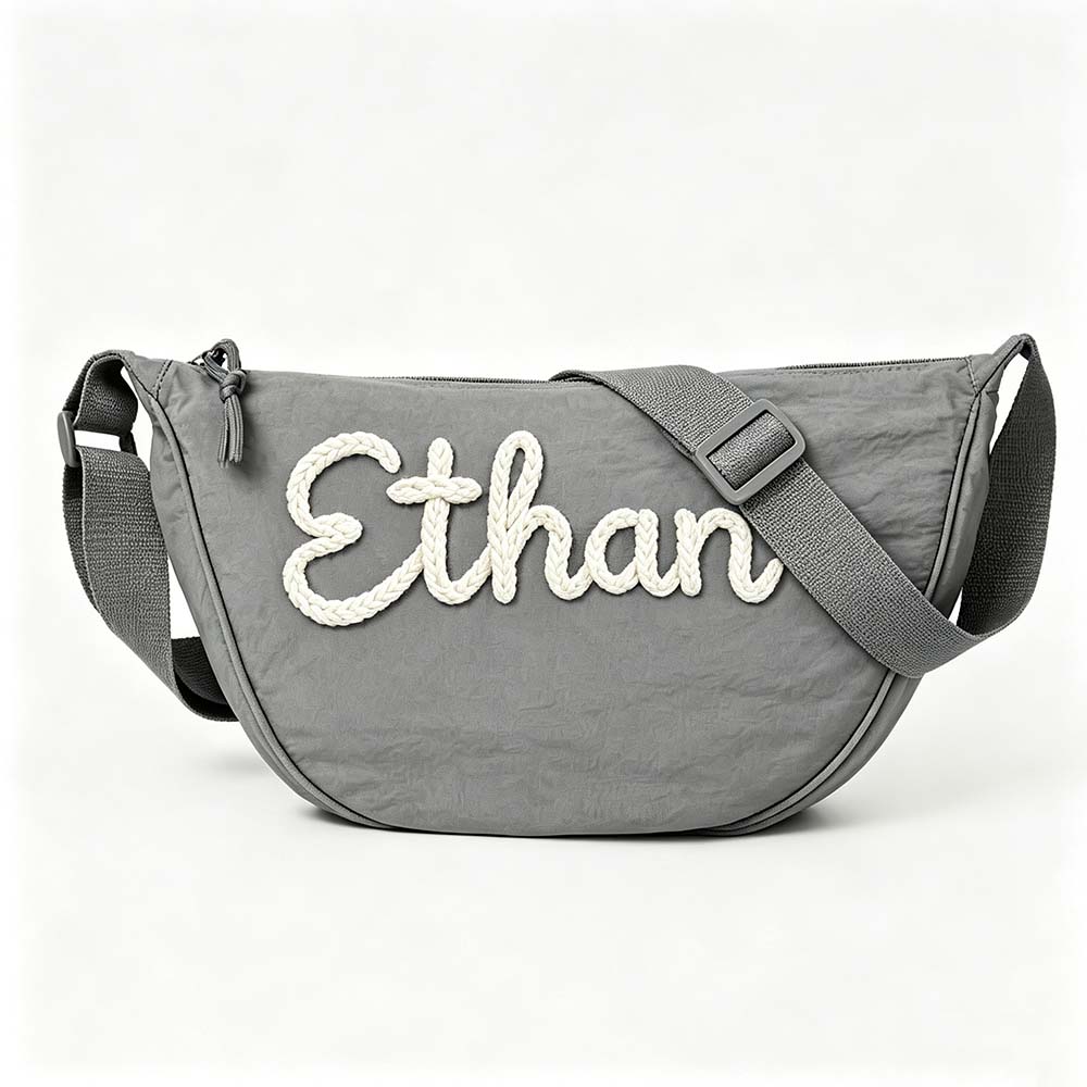Personalized Hand-embroidered Kids Crossbody Bag | CWPack384