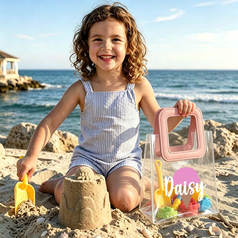 Personalized Kids Beach Party Favor Bags | CWBeach259