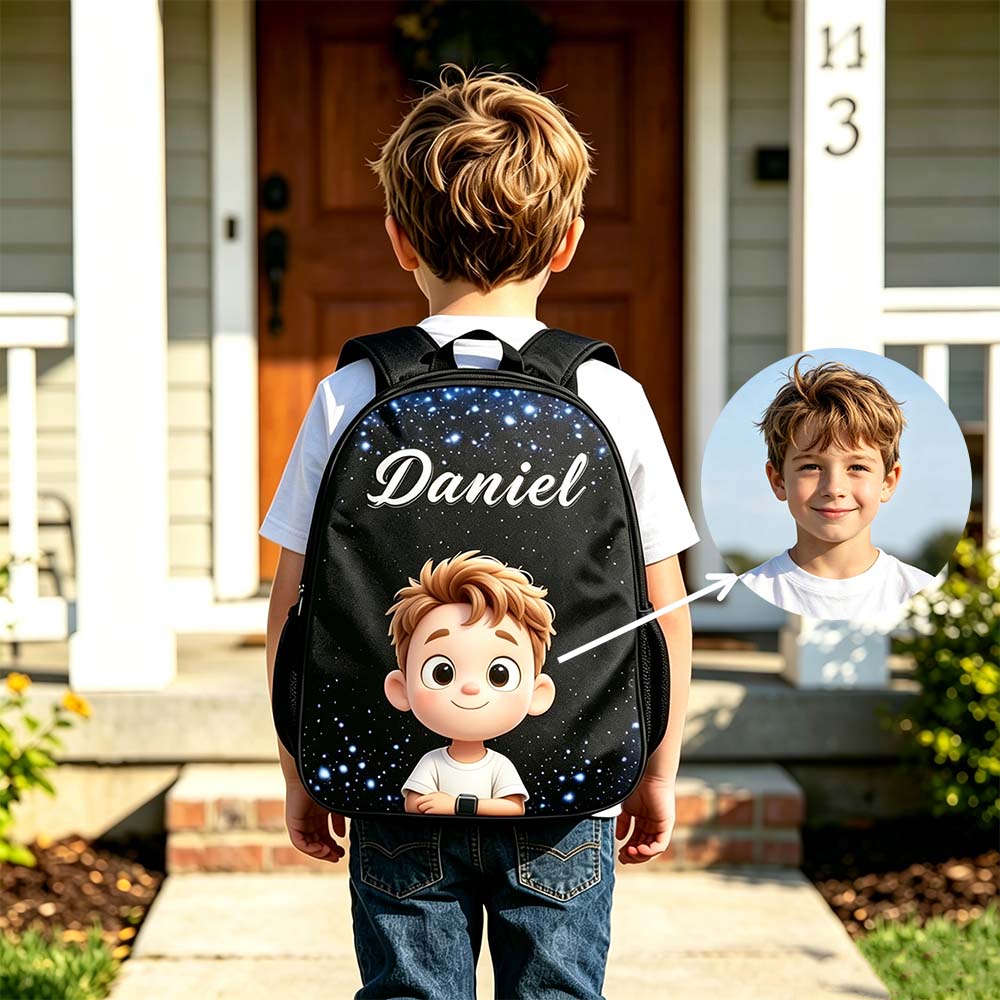 Personalized Kids Starry Sky Backpack Set | CWPack385
