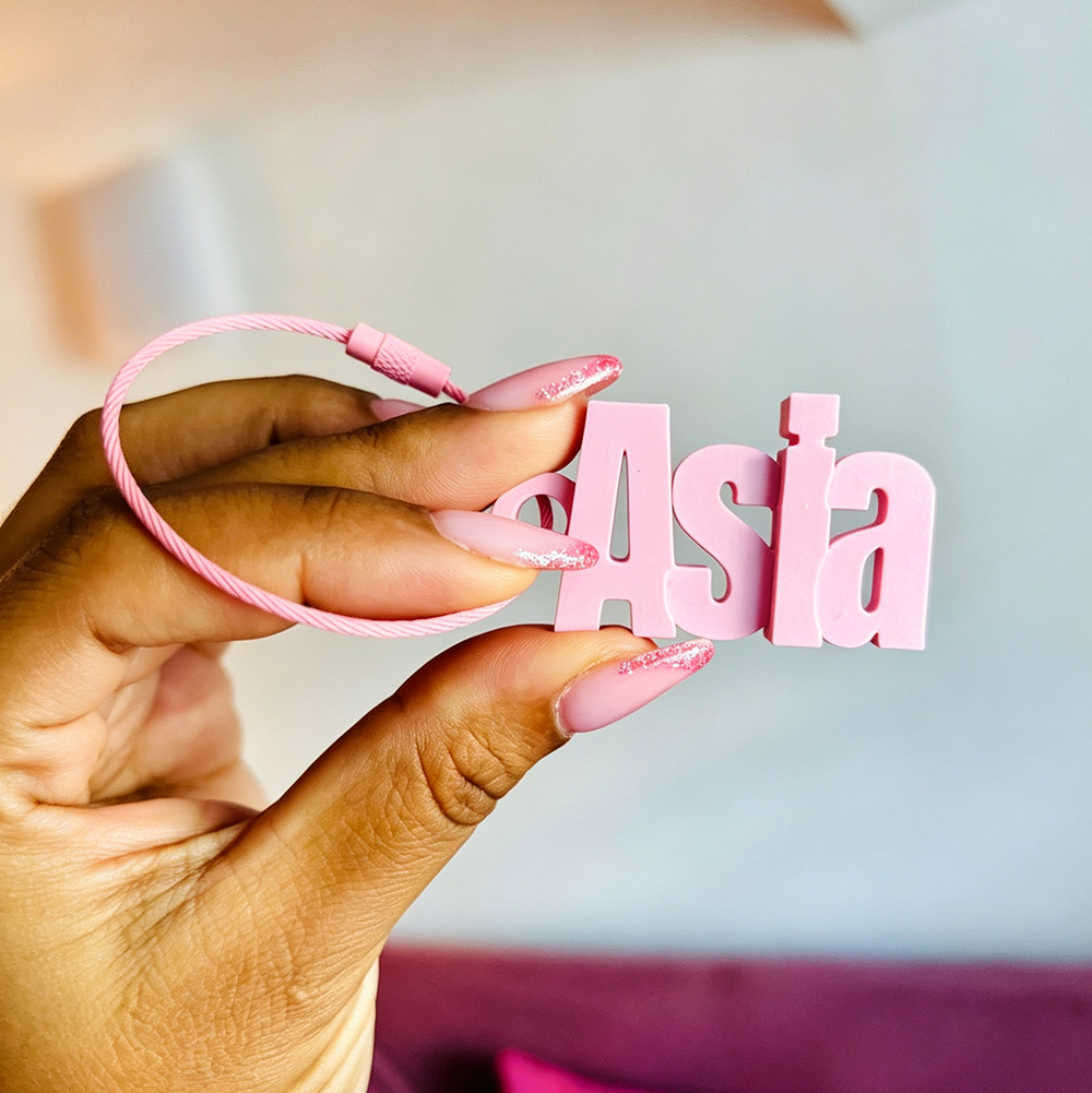 Personalized 3D Printed Name Tag | CWGift78