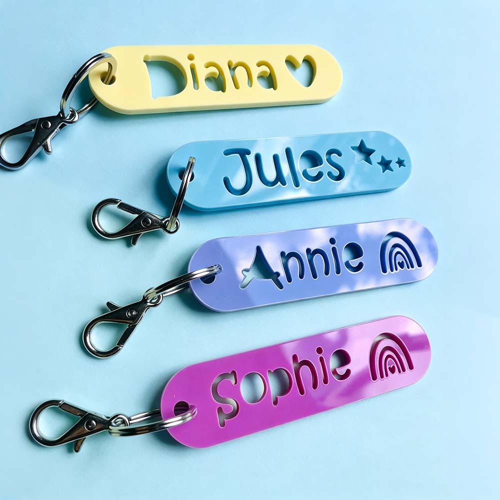 Personalized 3D Printed Back To School Bag Tag | CWGift84