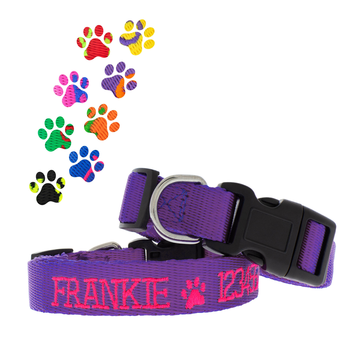 Personalized Embroidered Pet Collar for Funny & Unique | BKPet37