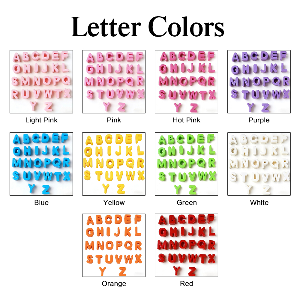 Personalized Colorful Name Letter Beaded Bag Tag | CWGift76