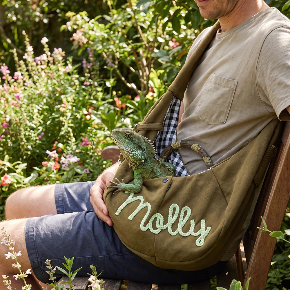 Personalized Embroidered Lightweight Pet Sling Bag | BKPet547