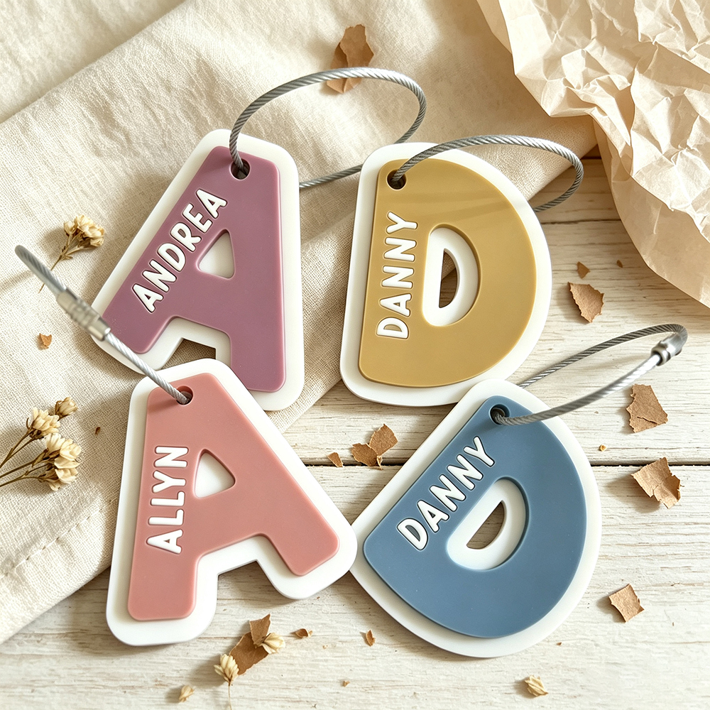 Personalized 3D Printed Backpack Name Tag | CWGift90