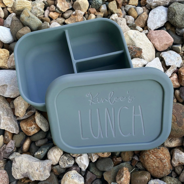 Personalized Kid Silicone Bento Lunch Box | CWBaby18
