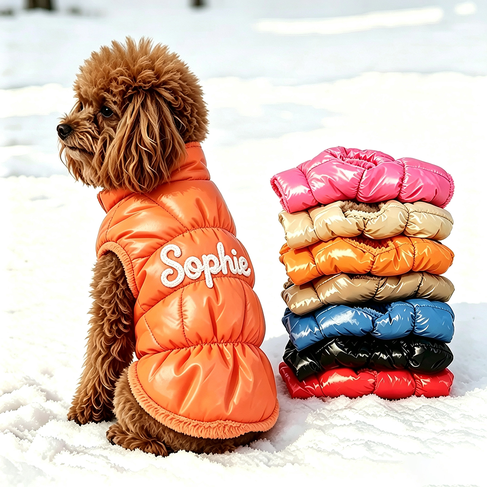 Personalized Pets Winter Warm Windproof Jacket | BKPet572