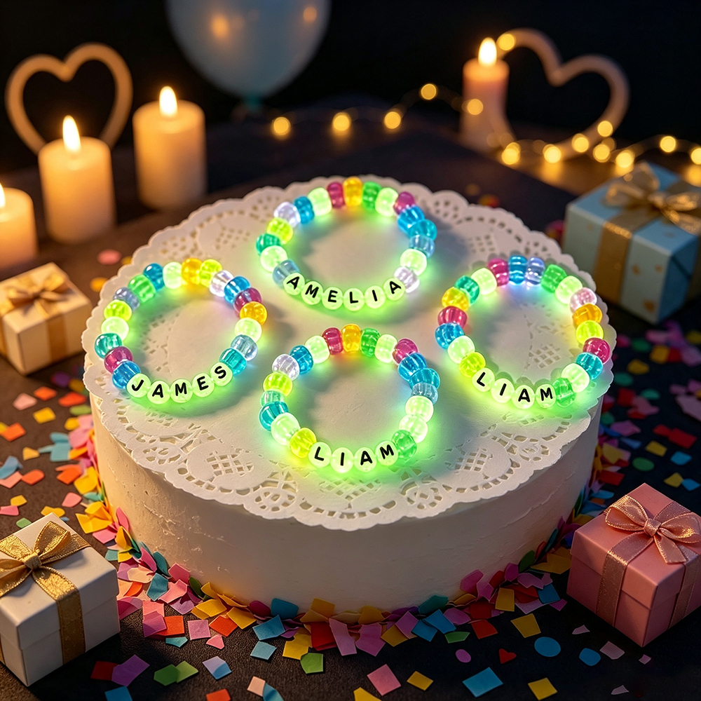 Personalized Kids Glow in the Dark Bracelet | CWGift101