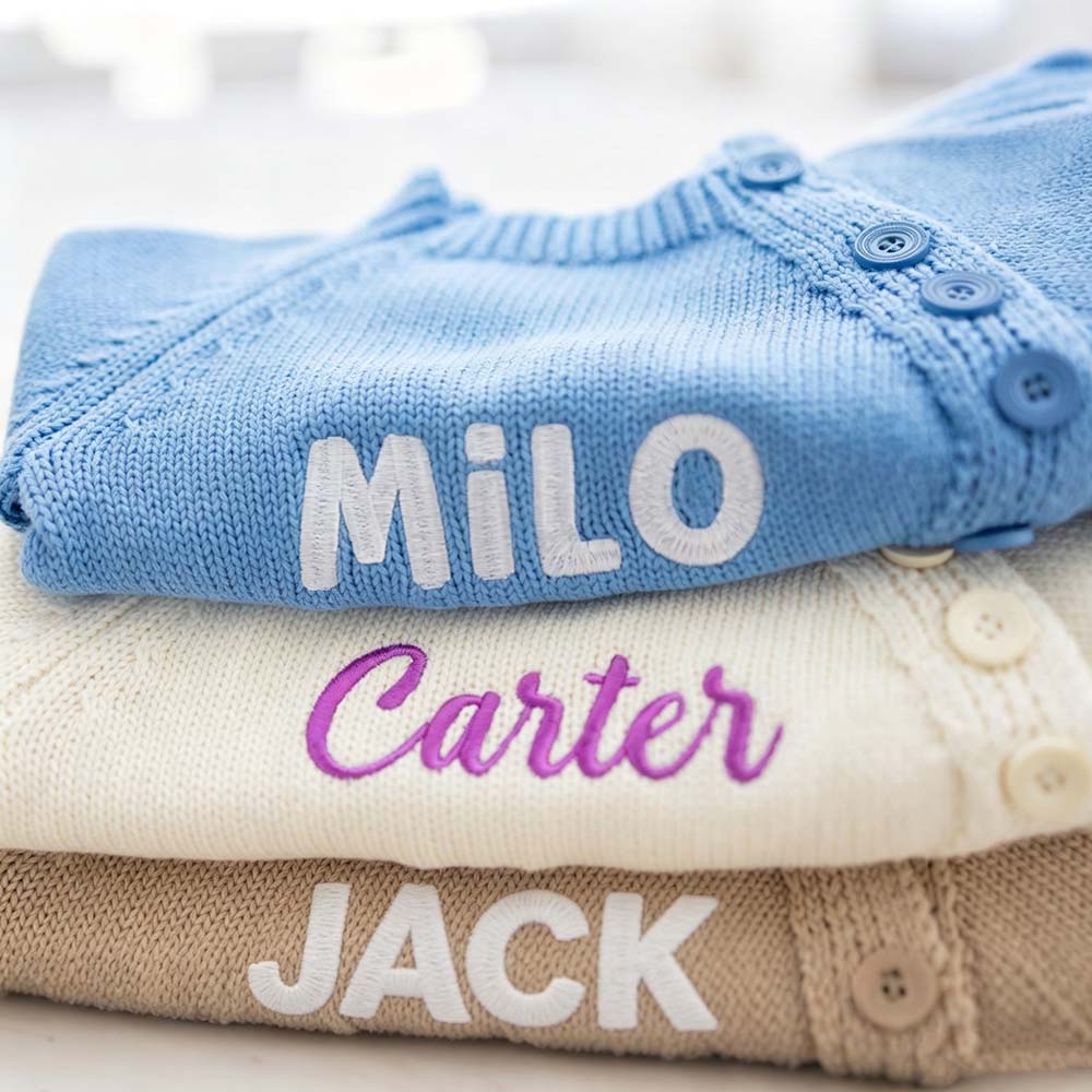 Personalized Embroidered Kids Color Romper Set | inSet13
