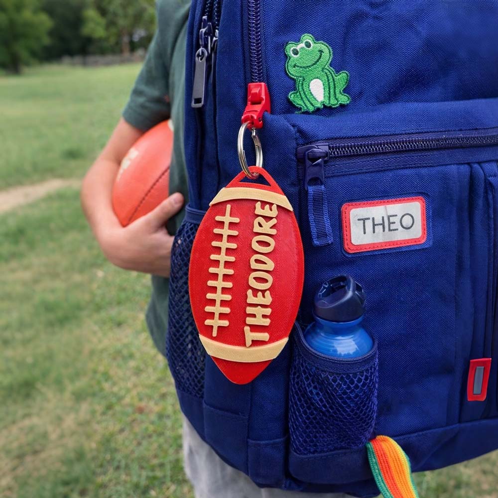 Personalized 3D Printed Backpack Name Tag With Diverse Styles | CWGift106