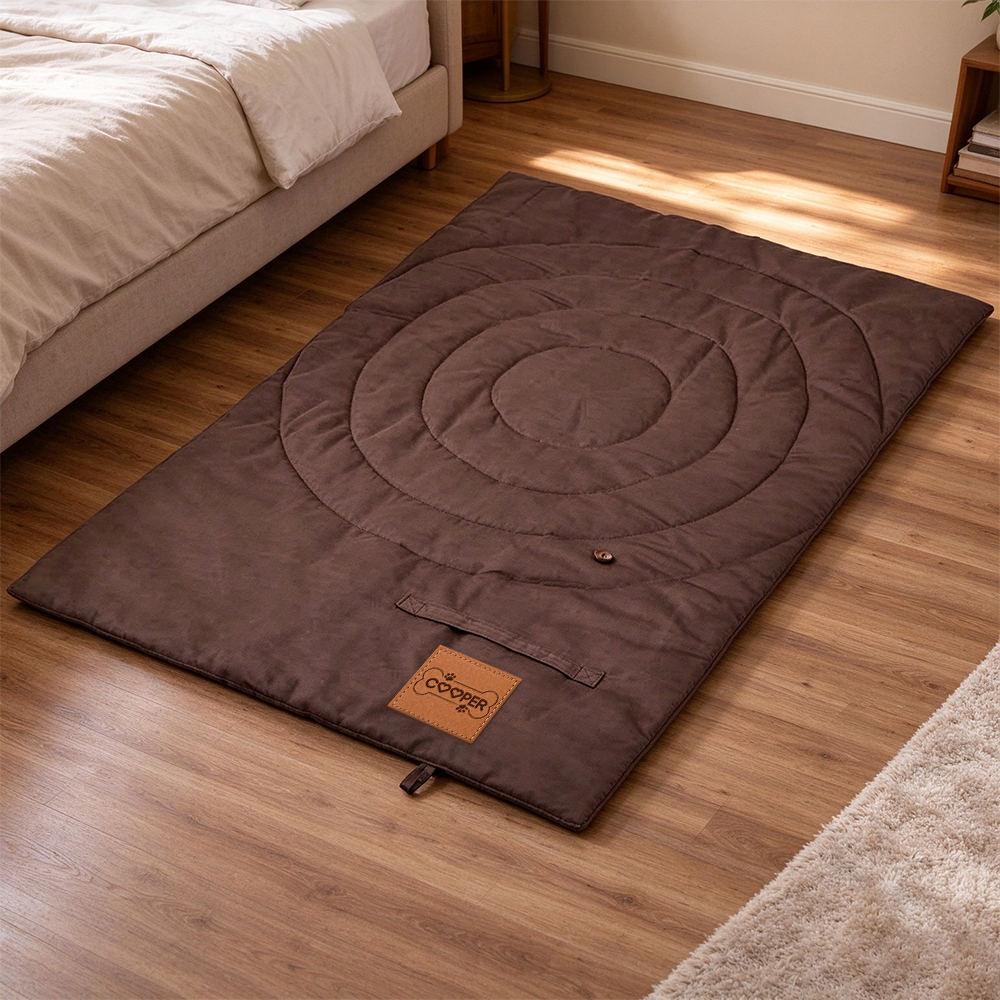 Personalized Portable Roll-Up Pet Mat | BKPet619