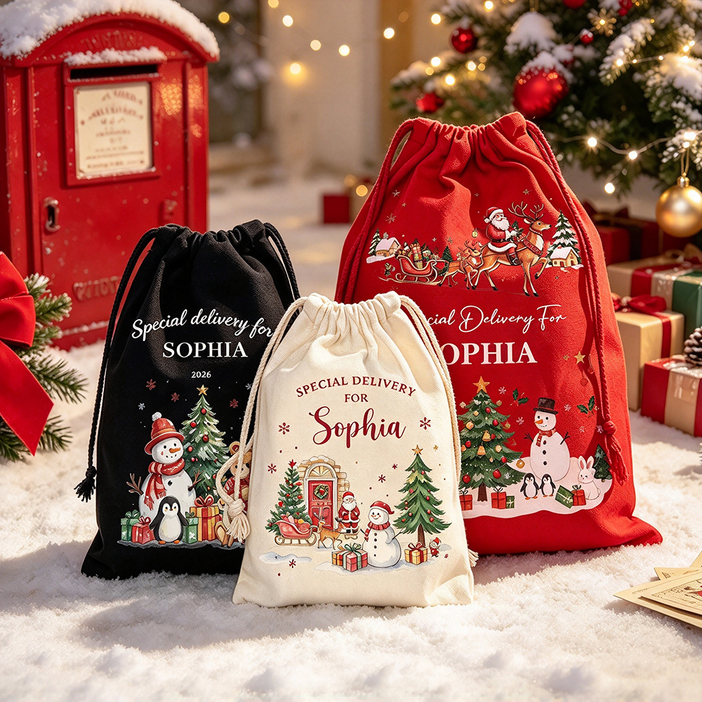 Personalized Christmas Special Delivery Santa Sack | MCGift442
