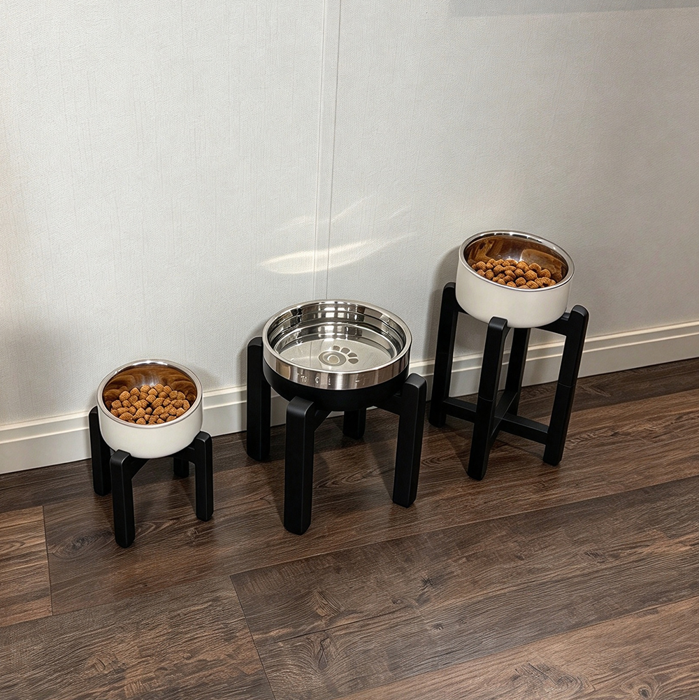 Personalized 3D Printed Pet Elevated Bowl Stand | BKPet653