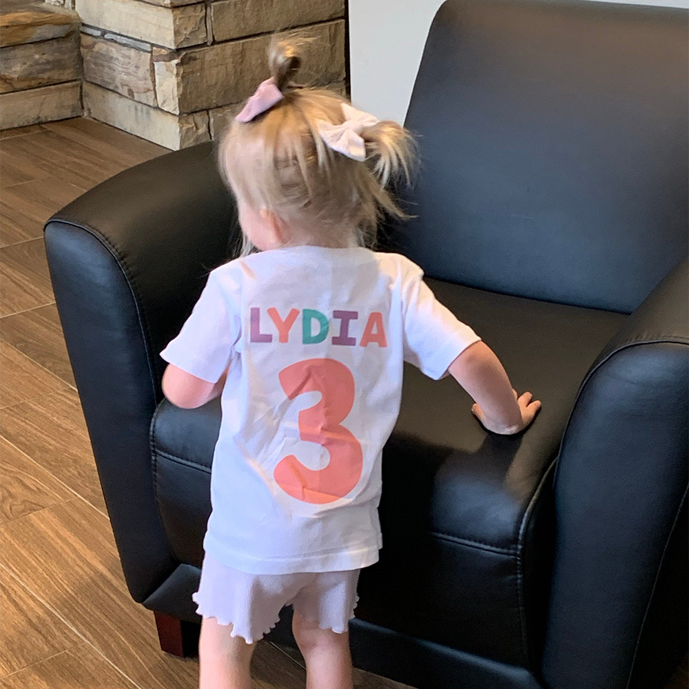 Personalized ROAR Dinosaur Theme Birthday T-Shirt | inBirth18