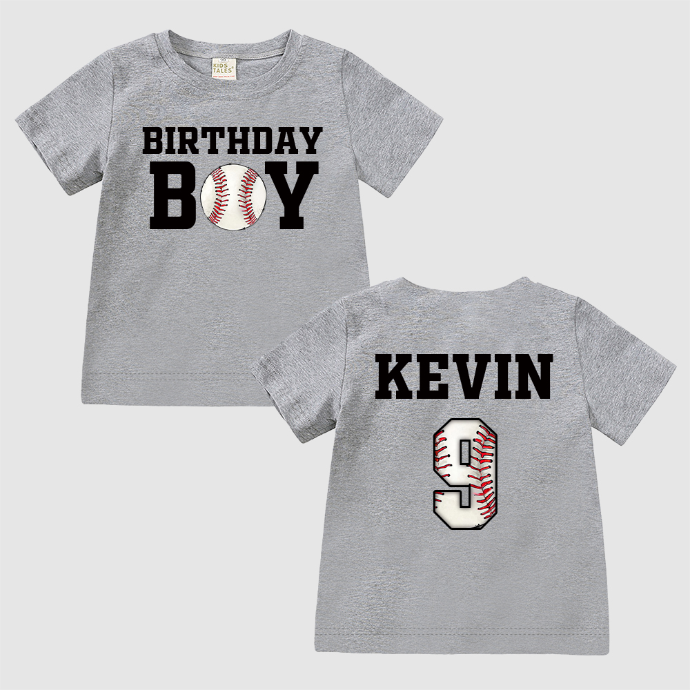 Personalized Sports Ball Games Birthday T-Shirt | inBirth19