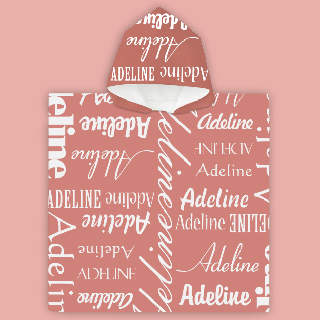 Personalized Hooded Beach Towel for Summer & Beach | CWHTowel02