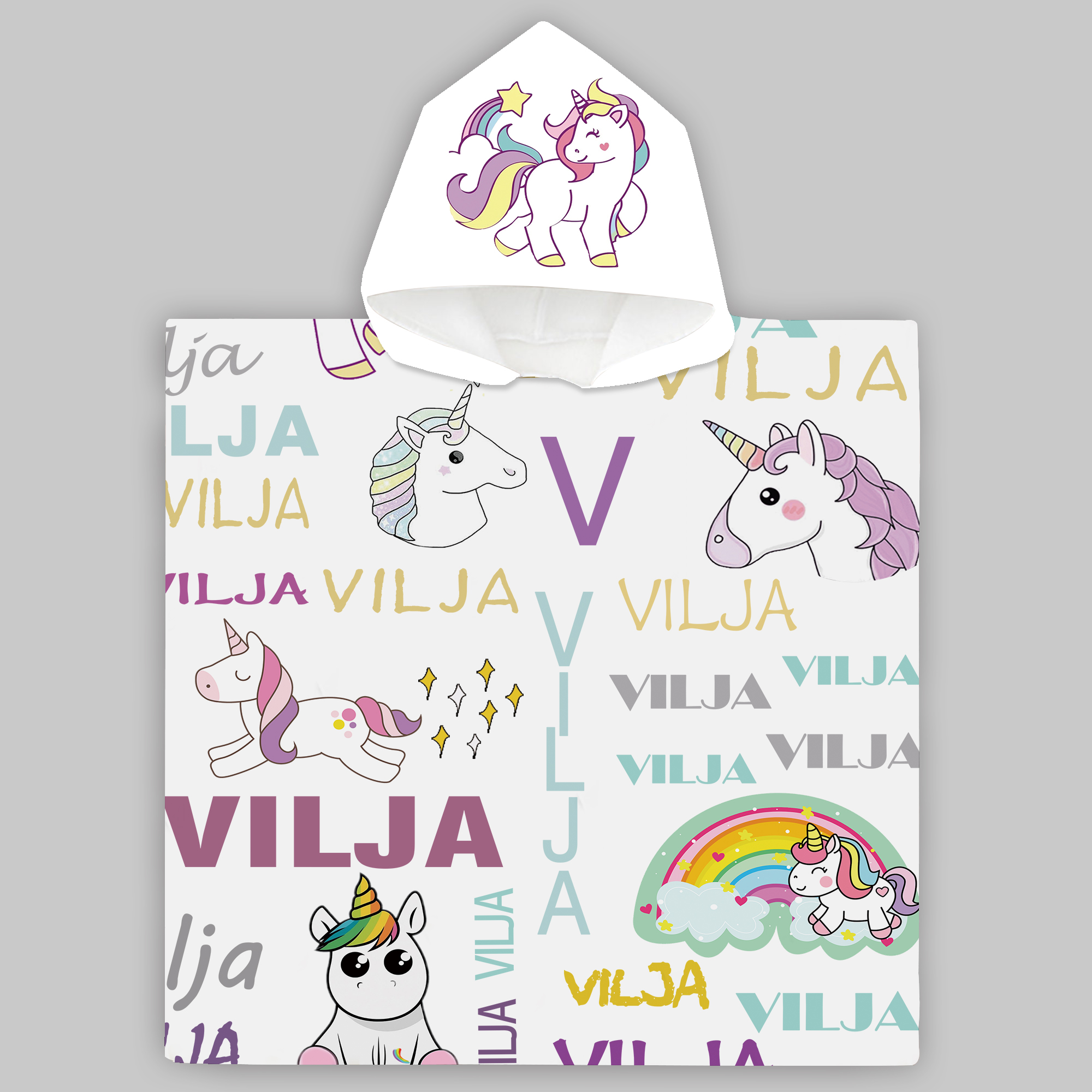 Personalized Hooded Beach Towel for Summer & Beach | CWHTowel03