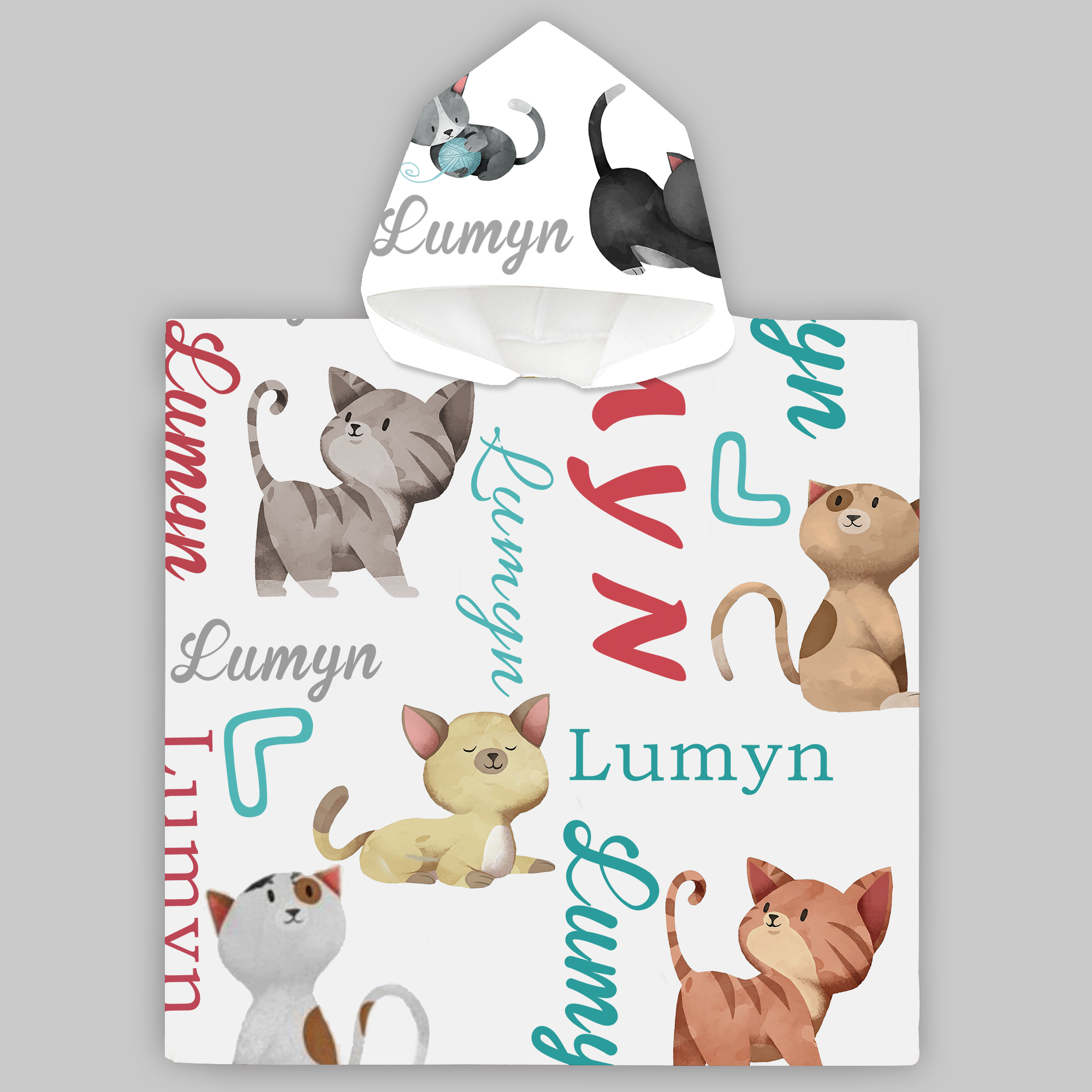 Personalized Hooded Beach Towel for Summer & Beach | CWHTowel04