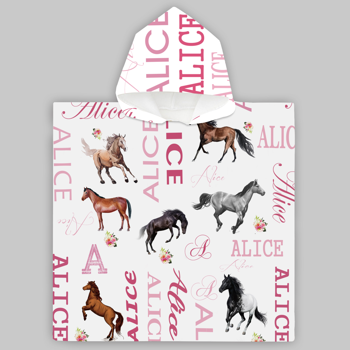 Personalized Hooded Beach Towel for Summer & Beach | CWHTowel05