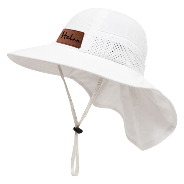 Personalized Leather Patch Bucket Hat for Comfort & Unique | CWBeach45