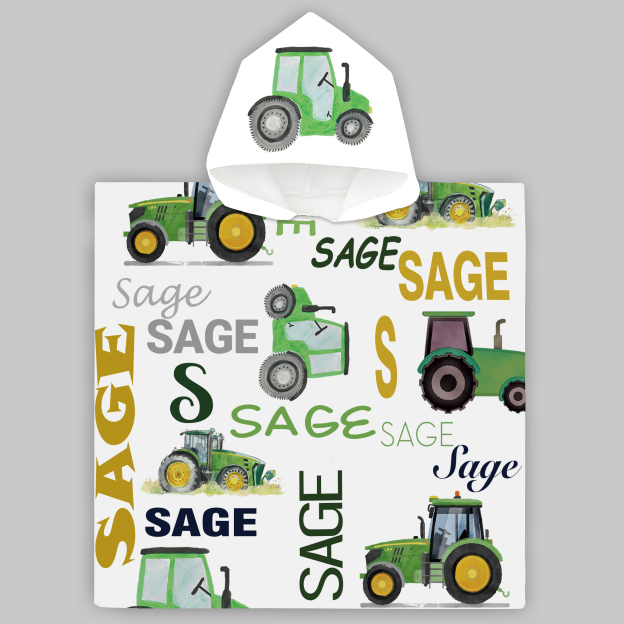 Personalized Hooded Beach Towel for Summer & Beach | CWHTowel07