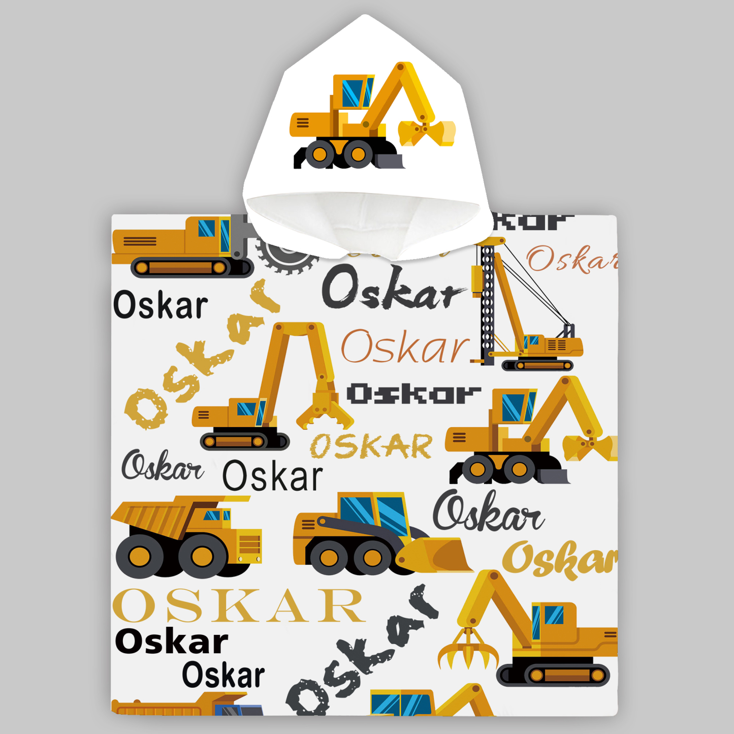 Personalized Hooded Beach Towel for Summer & Beach | CWHTowel08