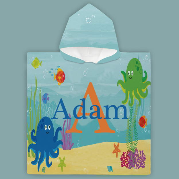 Personalized Hooded Beach Towel for Summer & Beach | CWHTowel25