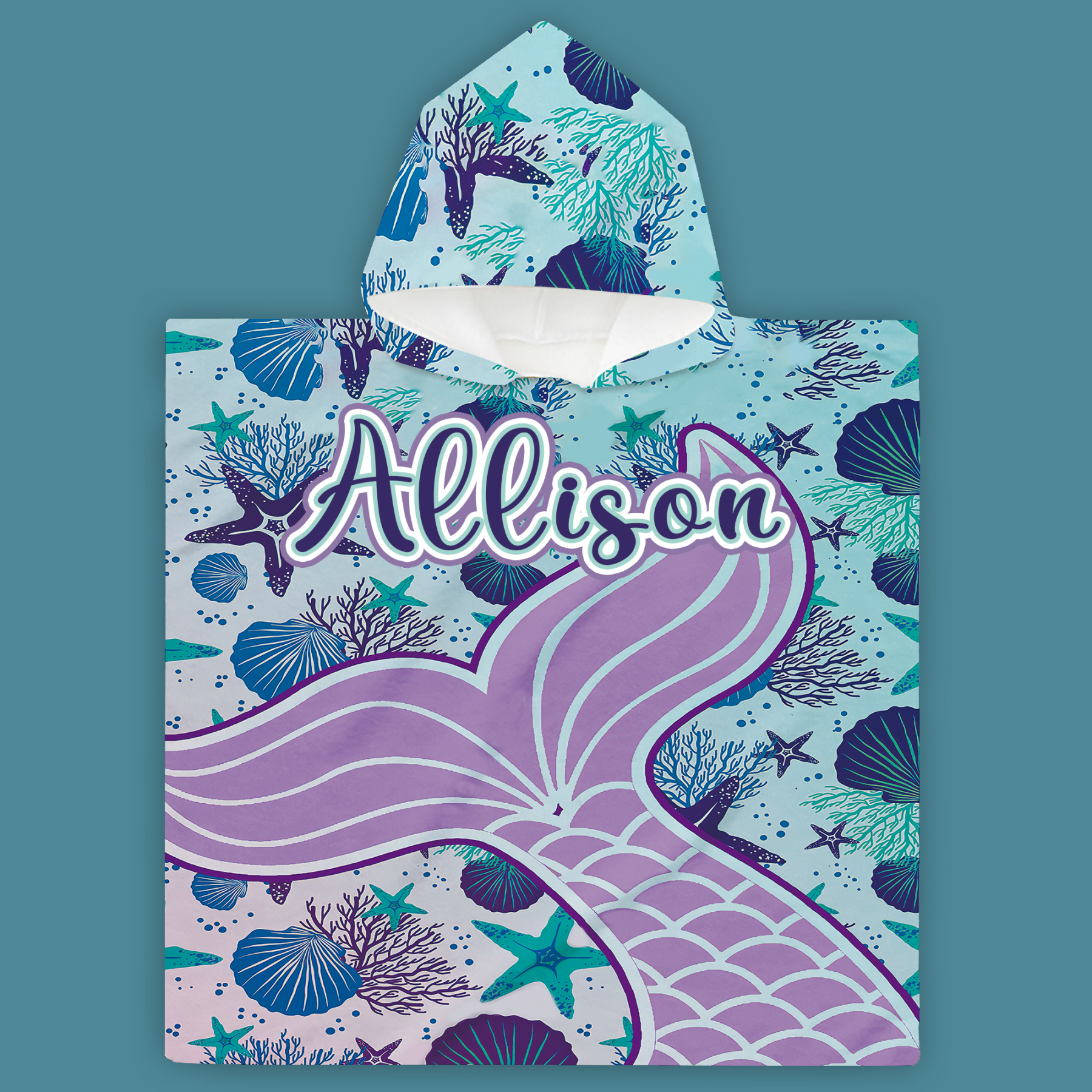 Personalized Hooded Beach Towel for Summer & Beach | CWHTowel26