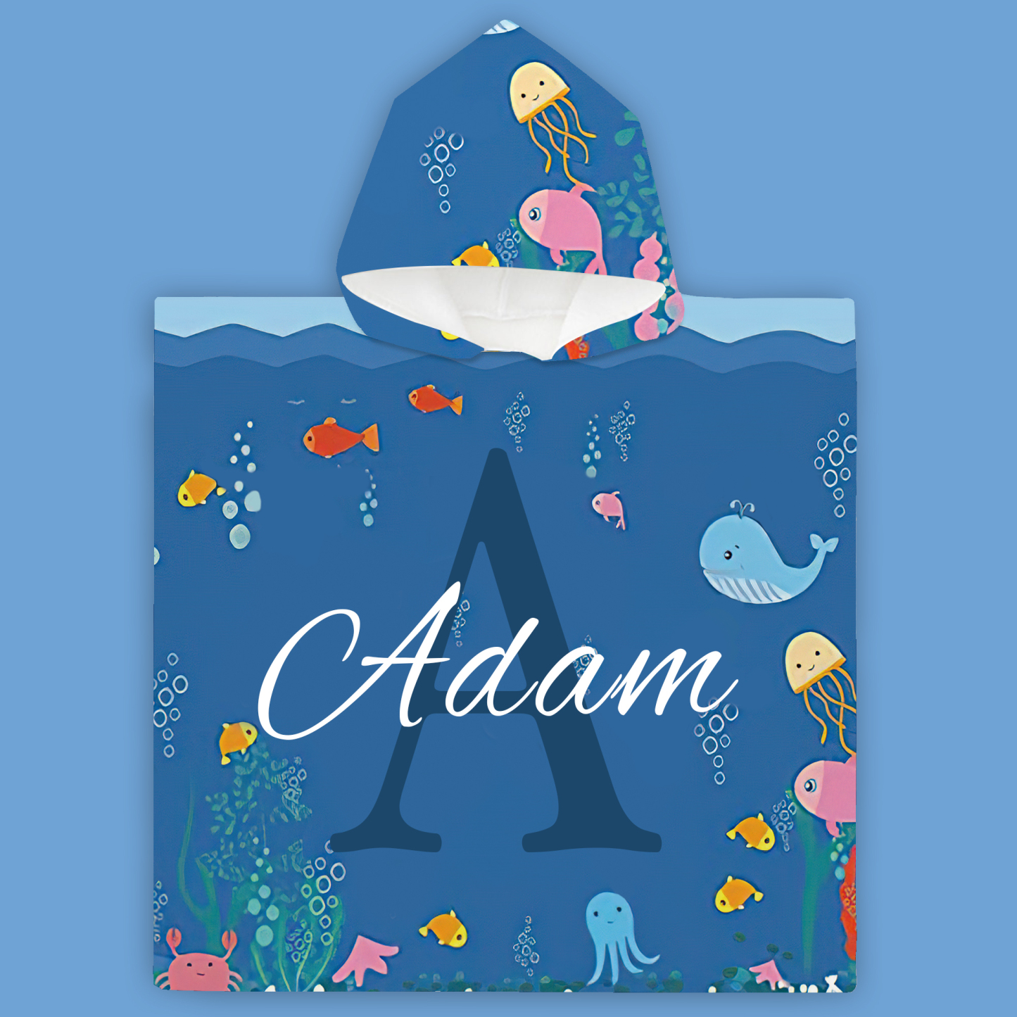 Personalized Hooded Beach Towel for Summer & Beach | CWHTowel28