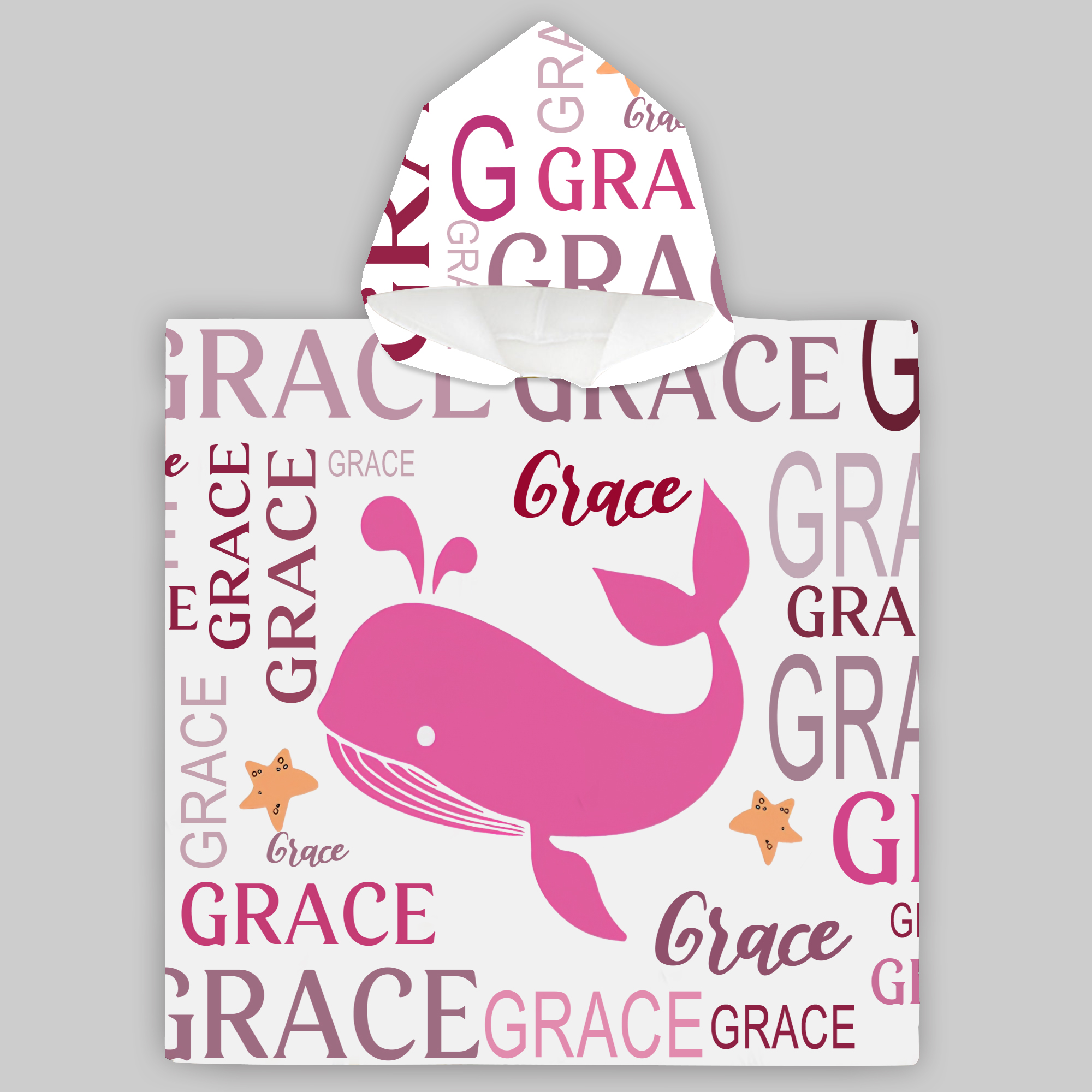 Personalized Hooded Beach Towel for Summer & Beach | CWHTowel29