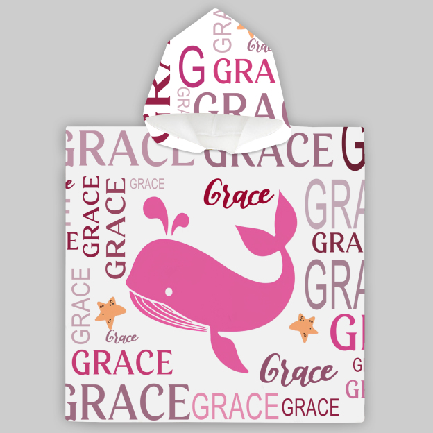 Personalized Hooded Beach Towel for Summer & Beach | CWHTowel29