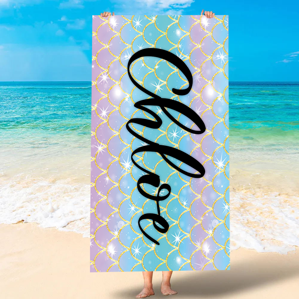 Personalized Lovely Kid Towel for Summer & Beach | CWTowel88