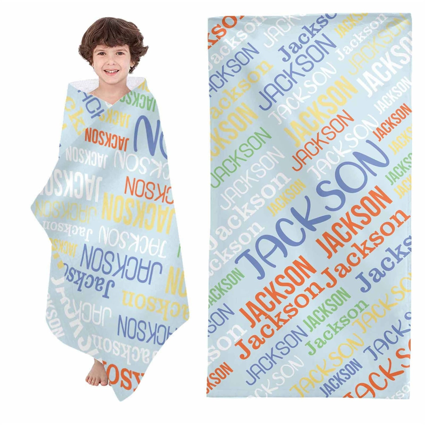 Personalized Lovely Kid Towel for Summer & Beach | CWTowel99