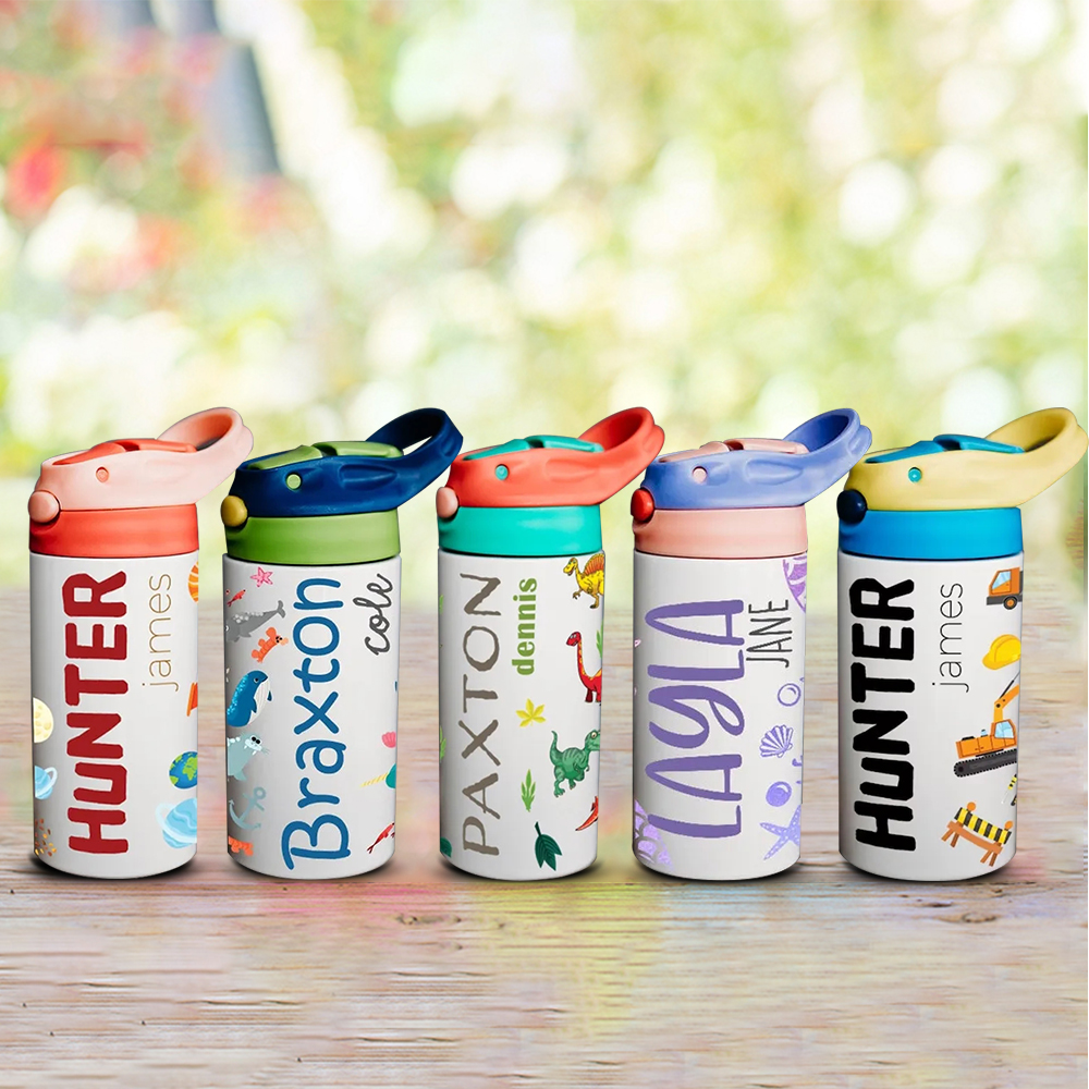 Personalised BPA Free 12oz Lovely Kid Water Bottles | YouBottle20