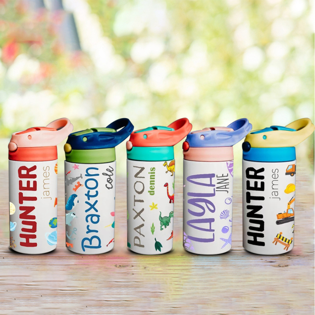 Personalised BPA Free 12oz Lovely Kid Water Bottles | YouBottle20