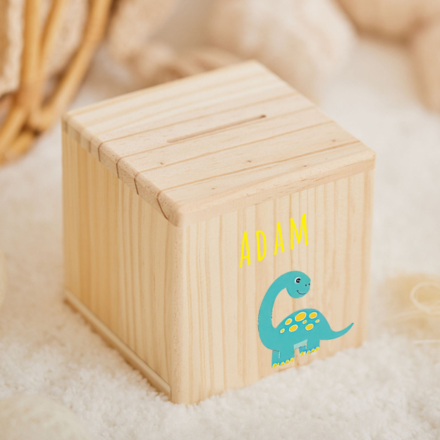 Personalized Kid Cute Animal Wooden Money Boxes