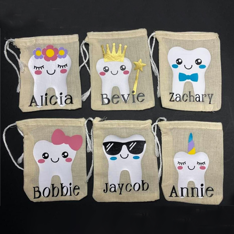 Personalized Kid Tooth Fairy Bag | CWToy22