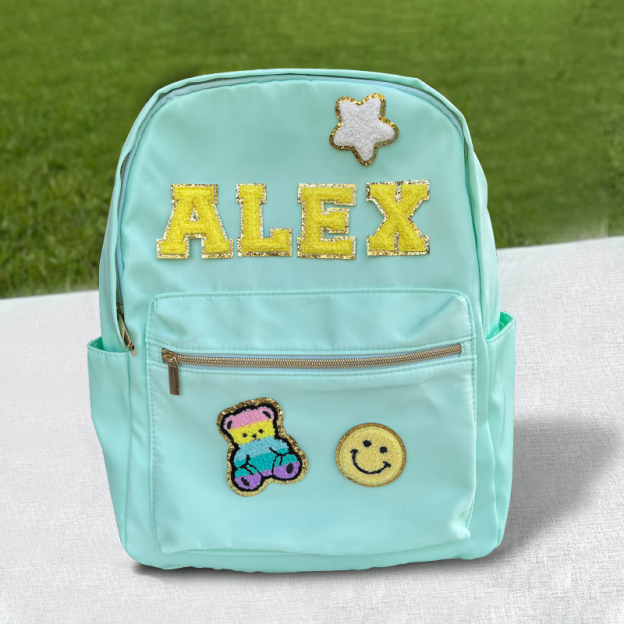 Personalized Hand Patch Kids Funny Backpack