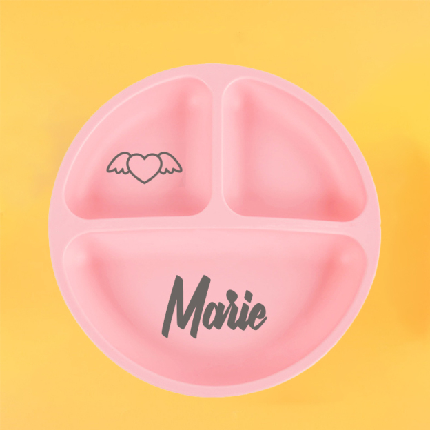 Personalised Baby Food Grade Color Dinner Plates  | CWBaby68