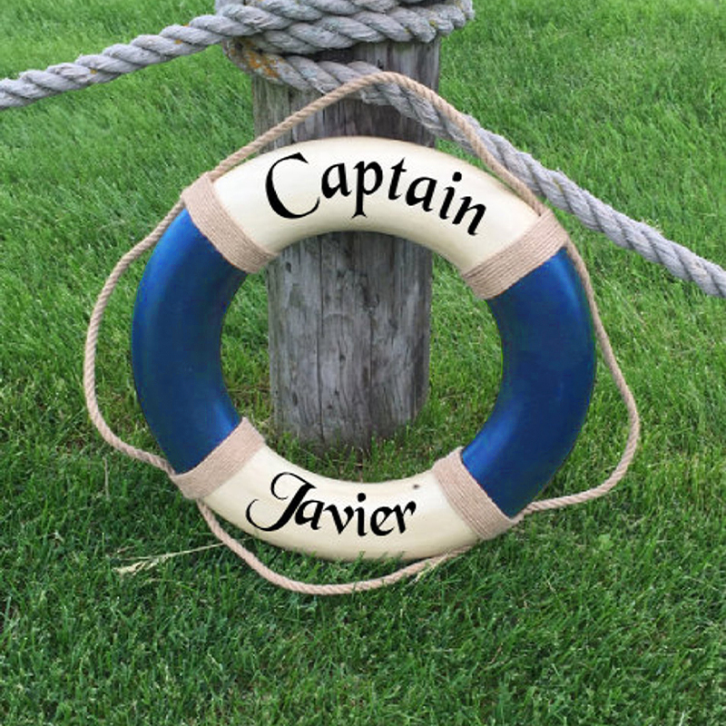 Personalized Nautical Wall Decor Life Ring | CWToy51