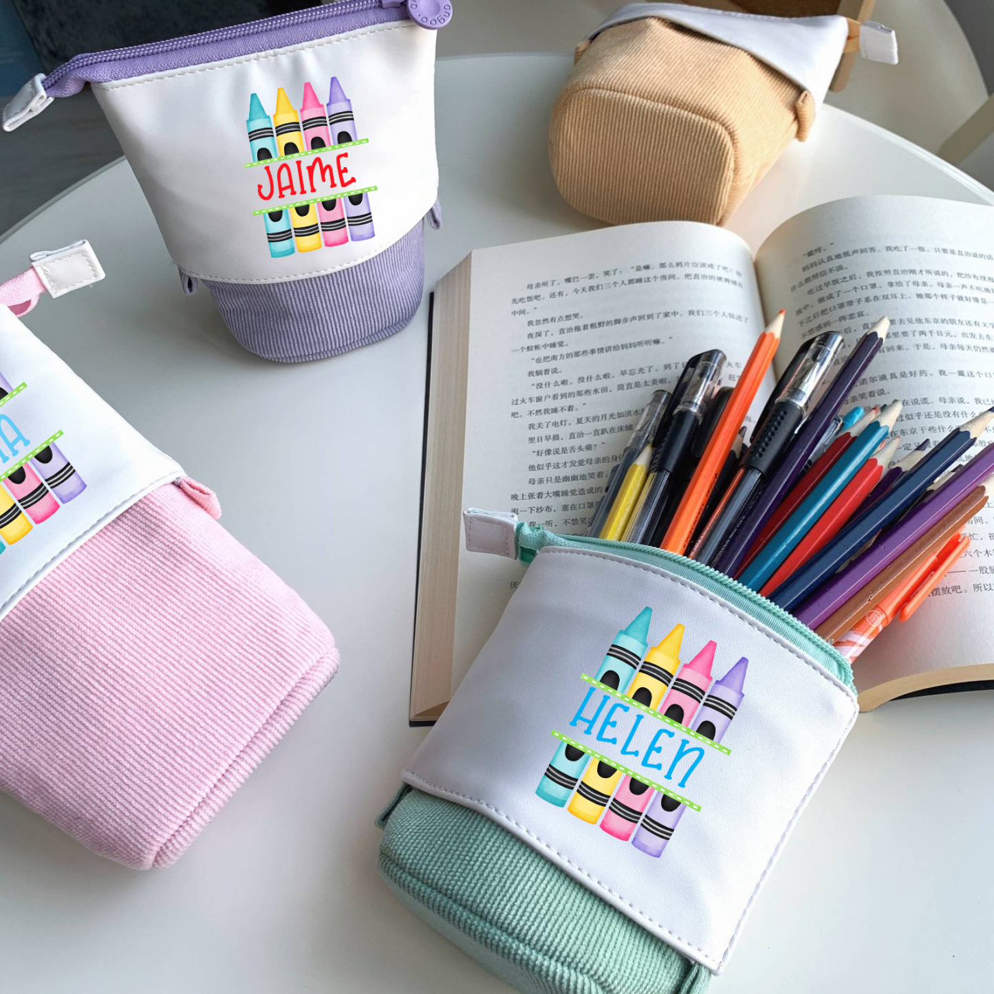 Personalized Pencil-Case with Pop-up Design for Kids | CWToy5403