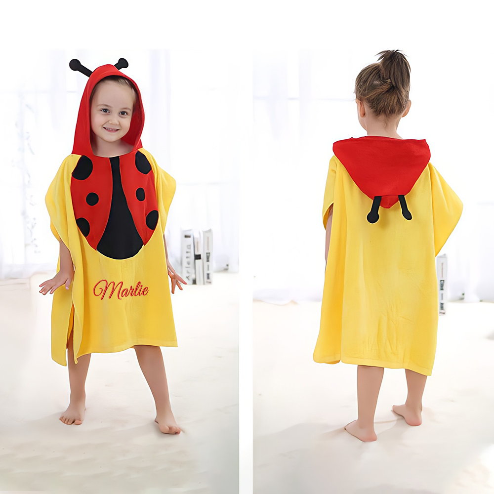 Personalized Embroidery Original Hooded Beach Towel | Cwbeach125