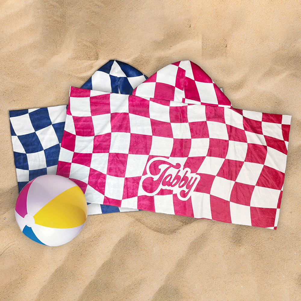 Personalized Hooded Beach Towel for Summer & Beach | CWHTowel44