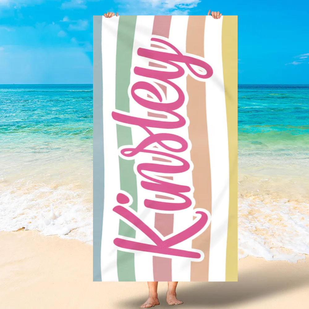 Personalized Lovely Kid Towel for Summer & Beach | CWTowel124